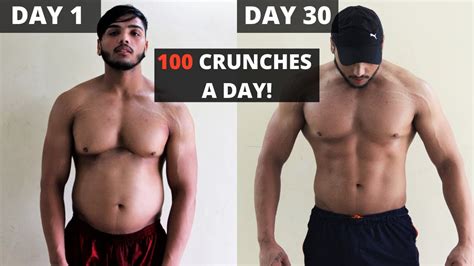 crunches everyday for a month results|Why I Did 100 Crunches Every Day for 6 Months (And The Results  .